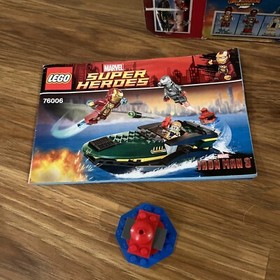 LEGO 76006 Marvel Super Heroes: Iron Man Extremis Sea Port Battle Complete w/Box