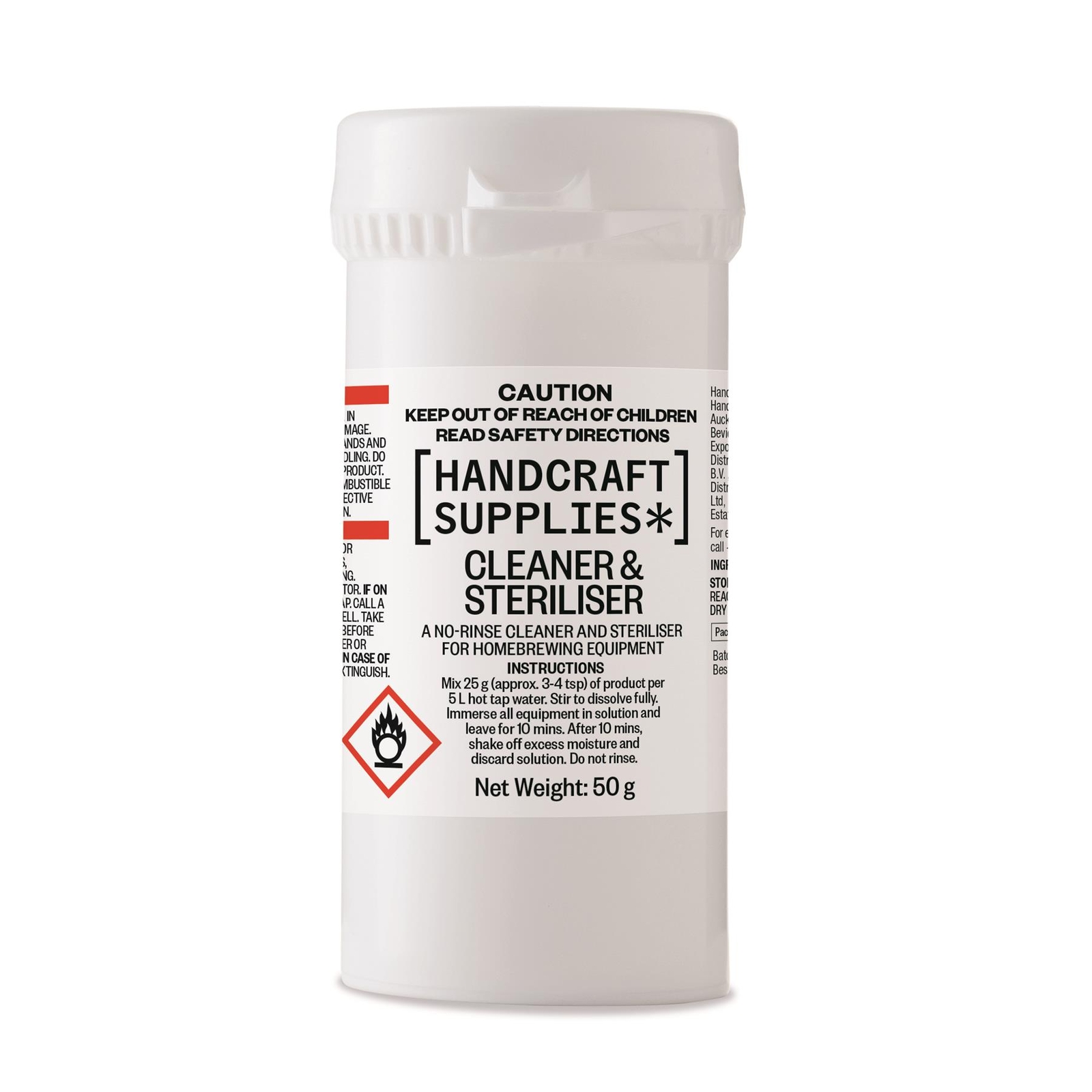 Handcraft Supplies Cleaner Steriliser - 50g Resealable Tub