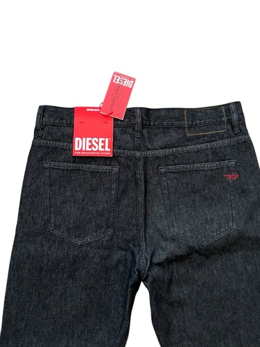 Pantalones de mezclilla rectos Diesel para hombre Viker Z9C34 negros $195 talla 32/32 - Imagen 5 de 8