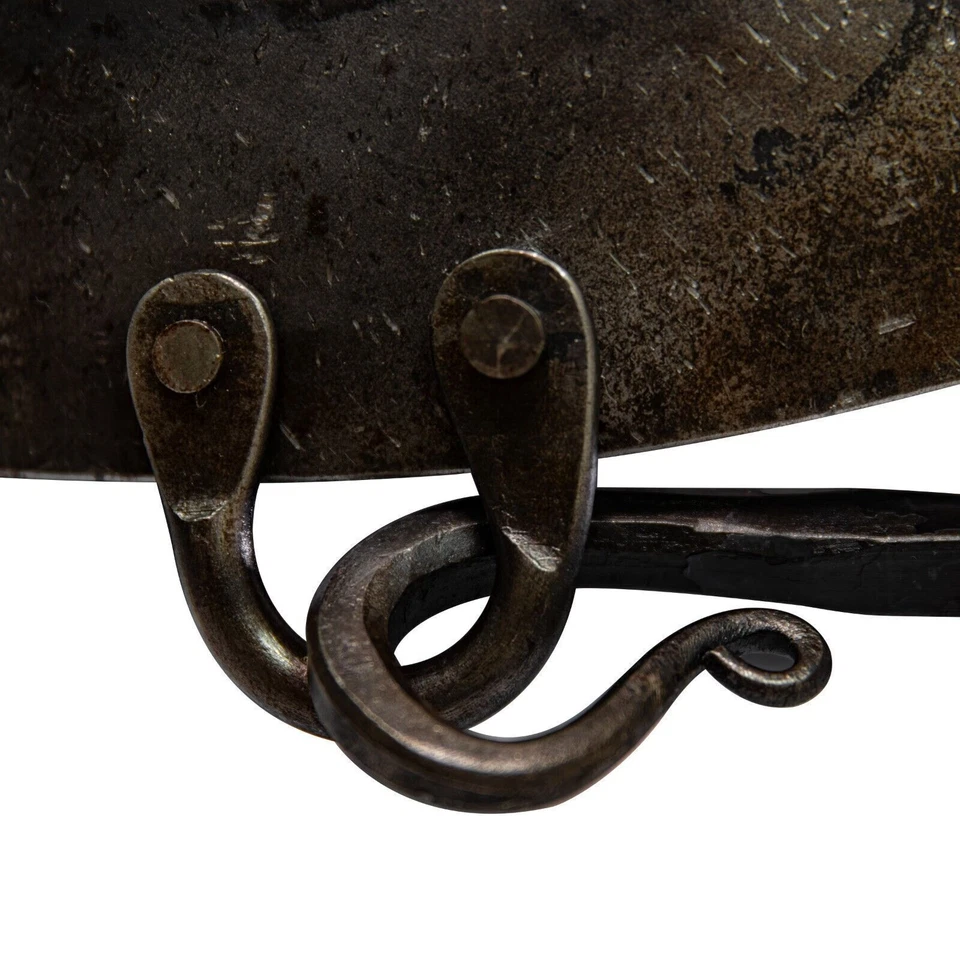 Средневековый вдохновленный функциональный кемпинговый чайник викингов уличный кованый кухонный горшок - Изображение 4 из 4