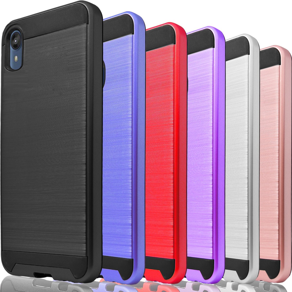 For Motorola Moto E 2020 / E6 Phone Case Cover + Tempered Glass Protector For Motorola Moto E 2020 / E6 Phone Case Cover + Tempered Glass Protector