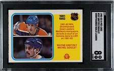 82-83 O-PEE-CHEE OPC SHORTHANDED GOALS LDR Card # 237 WAYNE GRETZKY SGC 8