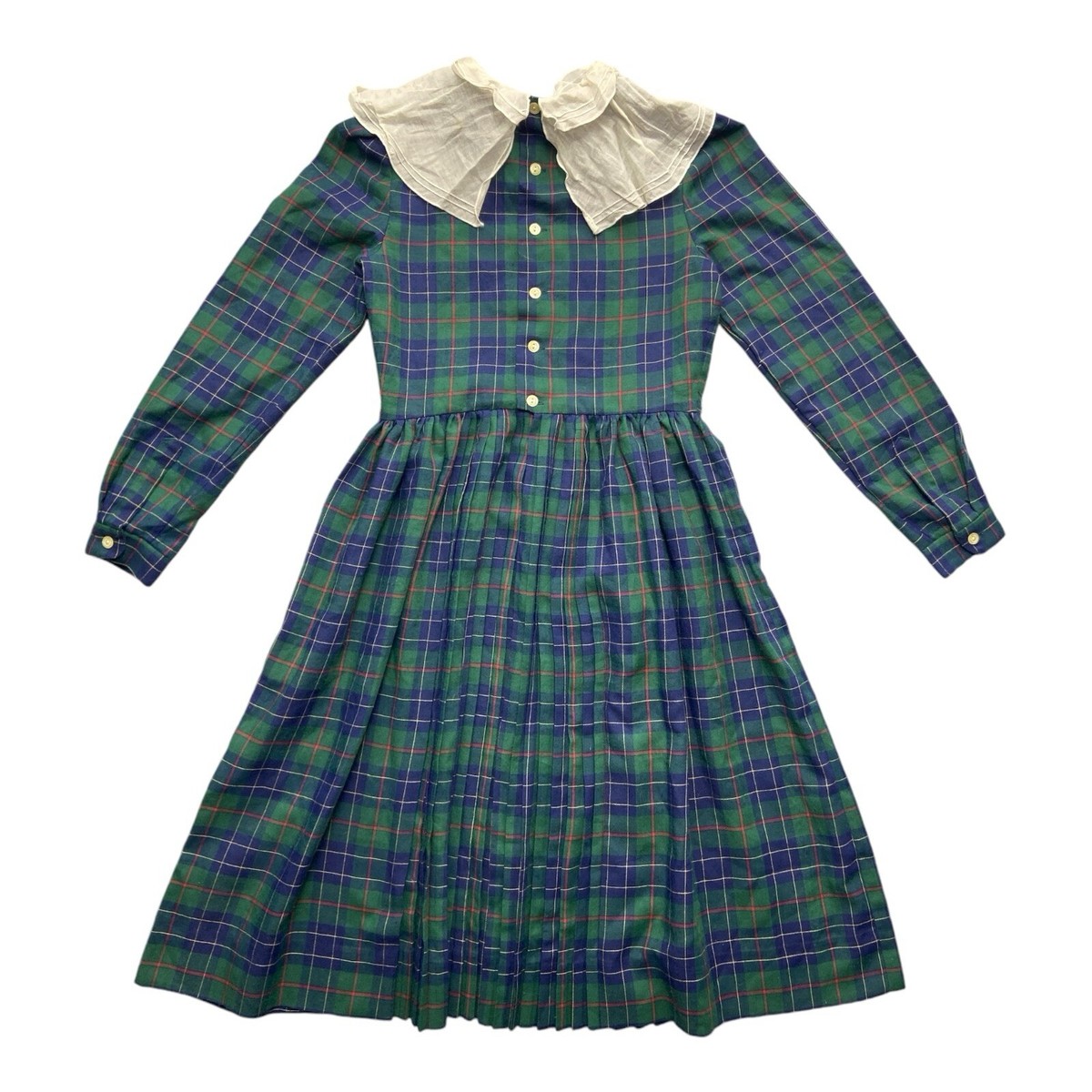 green emerald velvet dress Tawny Dress in Nocturne Plaid – Ivy City Co main image 1