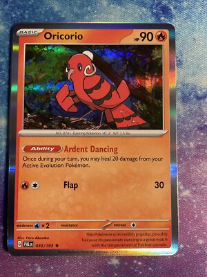 Oricorio 33/193 Holo - Pokemon Paldea Evolved - Rare - NM-M