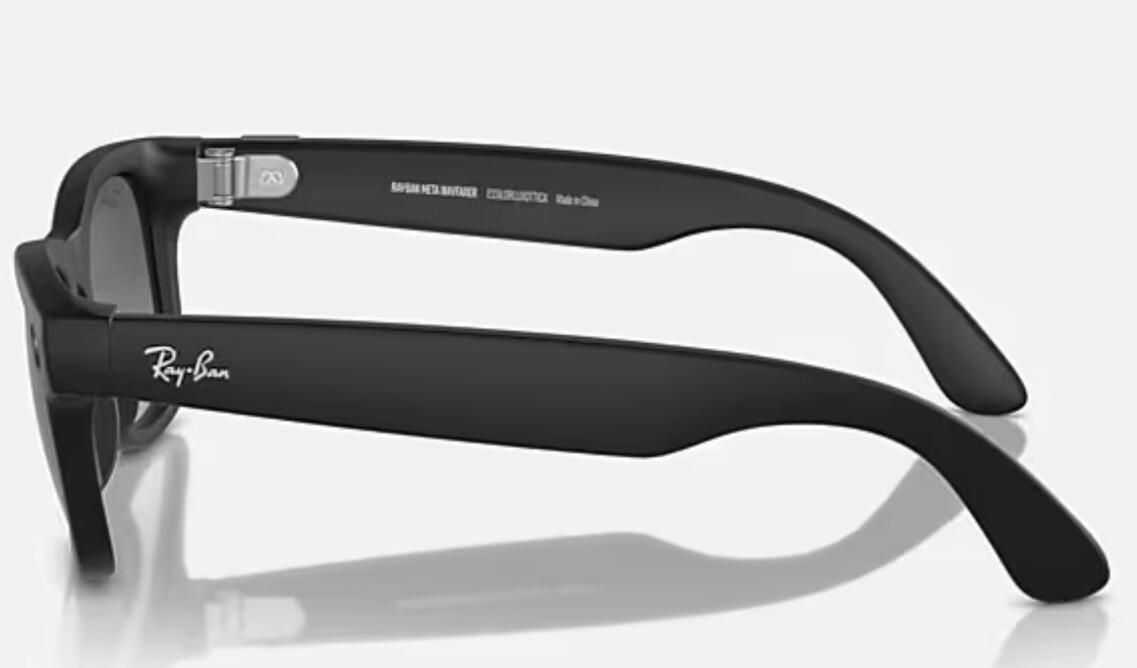 RAY-BAN Meta Wayfarer RW4008 Smart Sunglasses MATTE Black