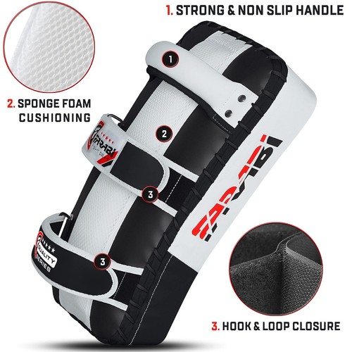 Kick Shield Pad — Farabi Sports Kick Pads Strike Kick Boxing MMA Thai Kick Pads - Picture 5 of 21