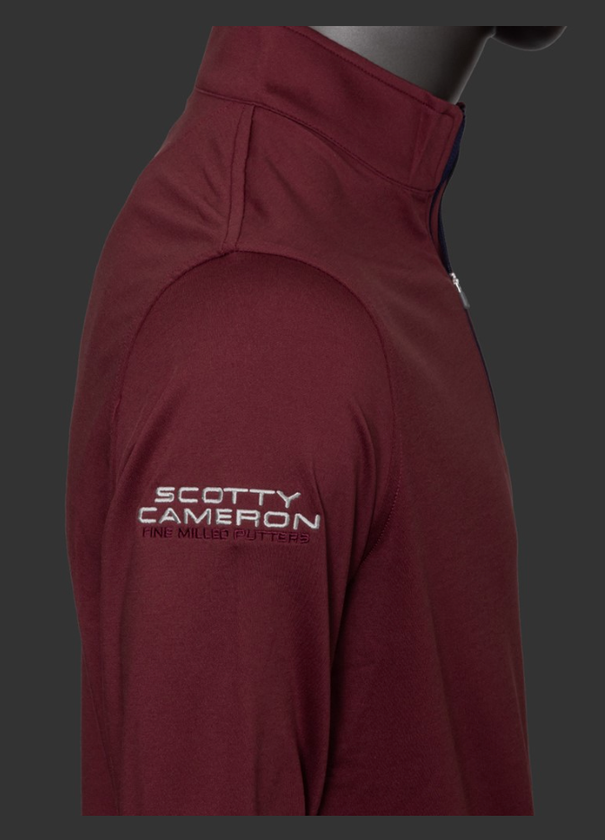 Scotty Cameron Circle T Peter Millar 7 Point Crown Bordeaux Red
