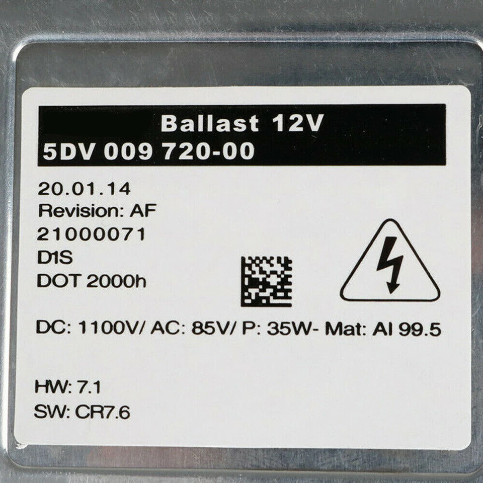 Módulo de unidad de control de lastre de faros de xenón 5DV 009720-00 para Saab 9-5 2009-2013 Foto 2 de 4