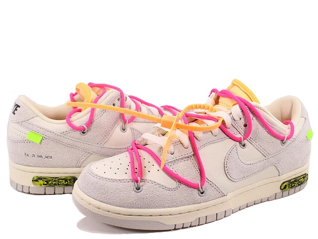 Off-White x Nike Dunk Low 1 Of 50 Lot 17 DJ0950-117 Sneaker Men's