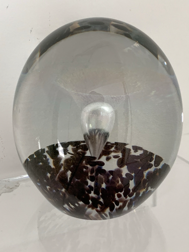 Wonderful Vintage signed Robert Eickholt Art Glass Paperweight - dated 1989. - Picture 14 of 16