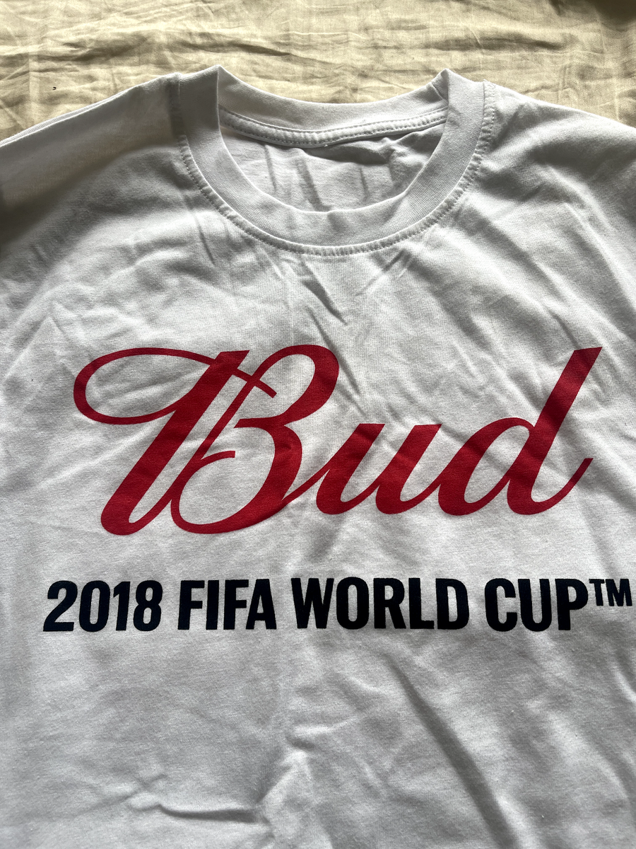 2018 FIFA World Cup Budweiser BUD Long Sleeve NOS | eBay