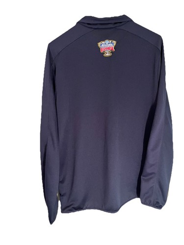Ole Miss Rebels Football SEC Sugar Bowl Nike Dri Fit Medium Blue Full Zip Jacket - Picture 5 of 10