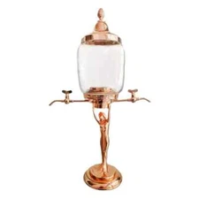 Alkadεmie Absinthe Fountain Lady – 2 Copper Taps for Elegant Drink Rituals