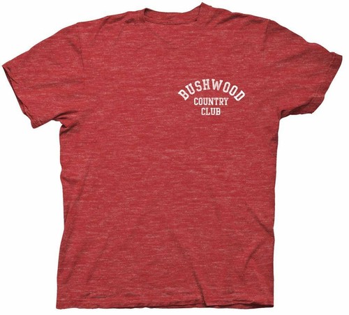 Adult Caddyshack Bushwood Country Club Heather Red T-shirt Halloween Costume Tee - 第 1/12 張圖片