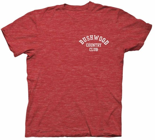 Adult Caddyshack Bushwood Country Club Heather Red T-shirt Halloween Costume Tee - Picture 1 of 12