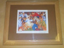 Numbered and Signed Serigraphy / Gerard Gouvrant / The Zebra / New Under Cello