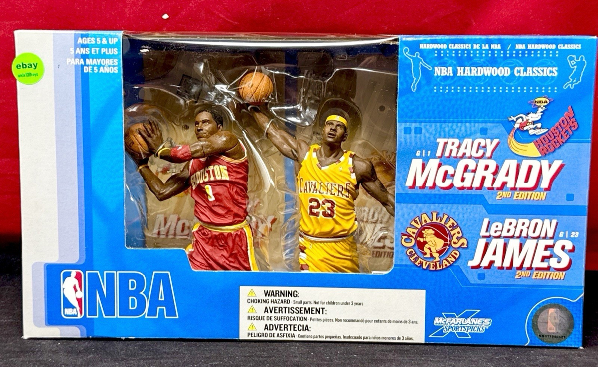 McFarlane NBA 2PK Lebron James Cavs vs. Tracy McGrady Rockets 2nd