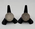 1876 1877 Seated Liberty Dimes (2) 90% Silver Lot Cull Coins BULK & COLLECT