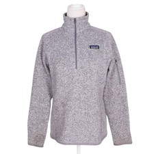 Patagonia Quarter Zip Lavender Purple Fleece Pullover Sweater / Women  s Small 