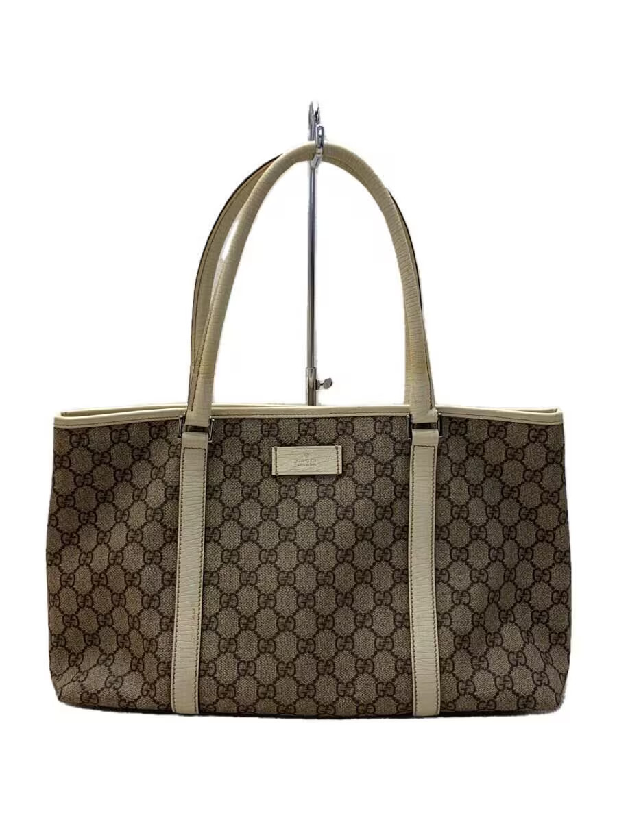 GUCCI PVC Tote Bag with KHK All-Over Pattern Model 114595