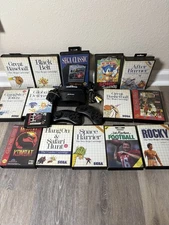 Sega Genesis Wireless 2 Remote Controller For  Console 15 Games TESTED WORKS