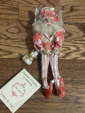 Mark Robert s Tooth Fairy Doll Ornament Pink White