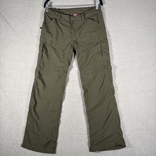 The North Face Paramount Convertible Cargo Pants Zip Off Womens Size S Olive