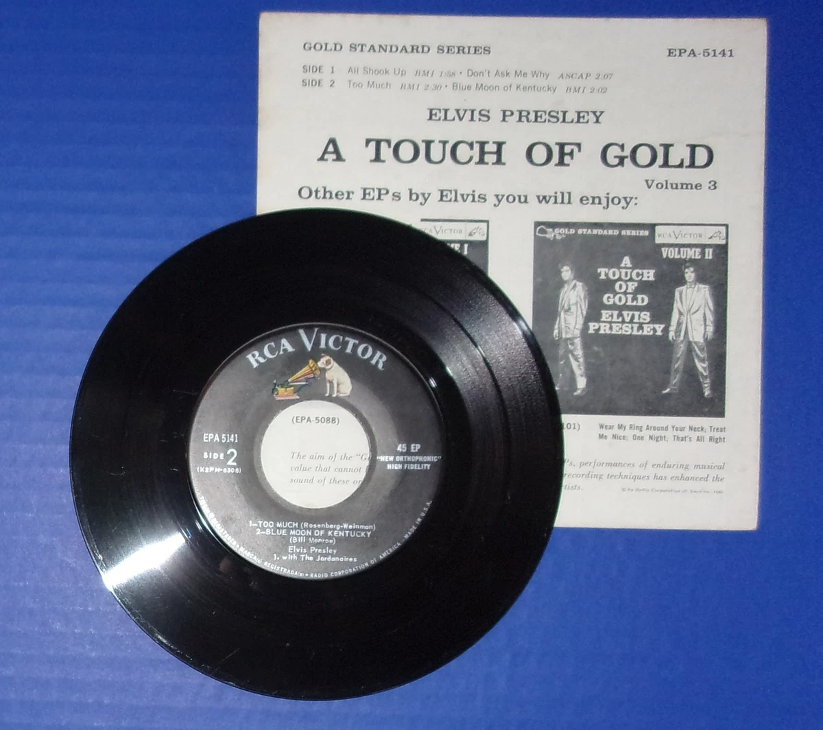 ELVIS PRESLEY - A Touch Of Gold (EPA-5141) 1960 First Pressing