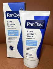 PanOxyl Four Percent Benzoyl Peroxide Acne Wash Hydrating Creamy 6 oz  02/2027