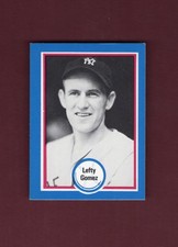 #129 LEFTY GOMEZ, Yankees ~ 1976 Shakeys Pizza Baseball's Hall of Fame card C