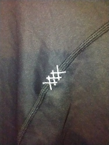 Maglione uomo Rhone Rise nero quarto zip taglia grande logo vita fontana - Foto 4 di 7