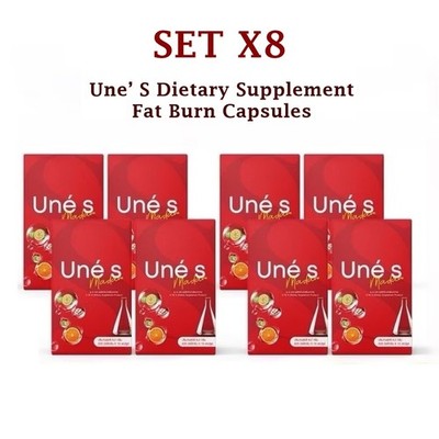 SET X8 Une S Fat Burn Capsules Accelerate Metabolism Firm Block Diet Slim Weight