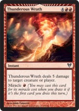 4 x Thunderous Wrath - Avacyn Restored U Near Mint MTG