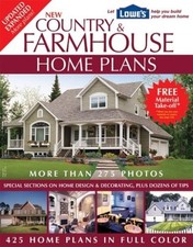NEW COUNTRY & FARMHOUSE HOME PLANS (LOWE'S) By Editors Of Creative VG