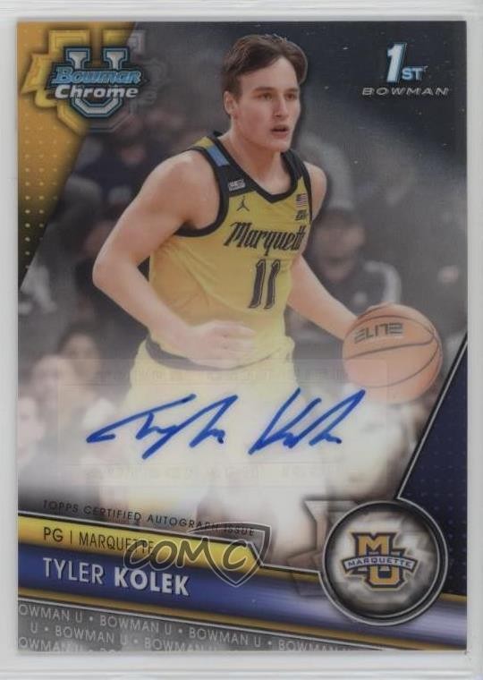 2023-24 Bowman U Chrome Chrome Prospect Auto Tyler Kolek #BCPA-TK Auto 1mz7