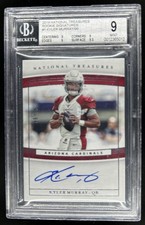 2019 Panini National Treasures Kyler Murray Rookie RPS Auto RC #/99 BGS 9