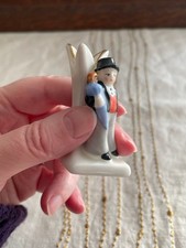 Rare Goebel Hummel Collector Vase Figurine TMK2 FULL BEE Valentine Amoureux