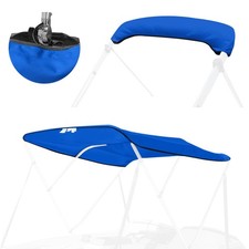 Caminor 3 Bow Bimini Top Replacement Canvas Light Hole And Storage Boot 1200D