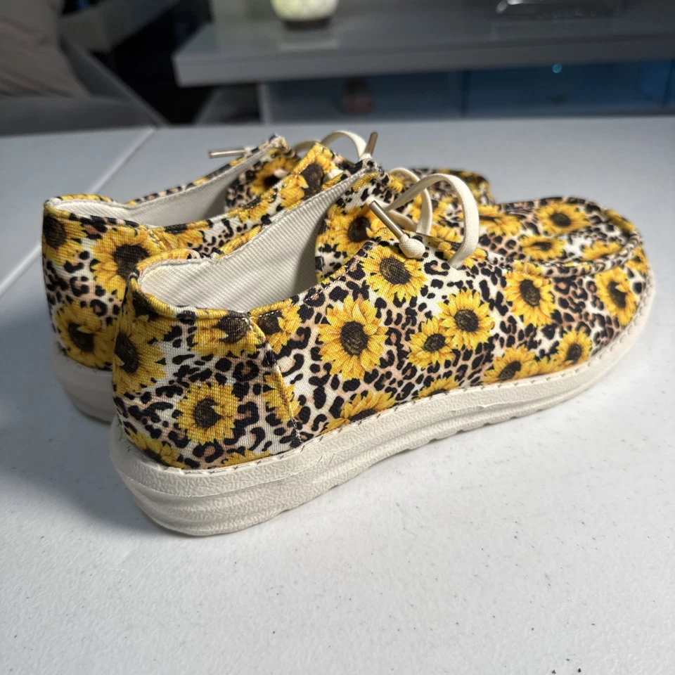 Nuevo Mujeres Mocasines de Lona Zapatos Planos Oxford Moda Informal Sin Cordones Talla 40 Foto 3 de 4