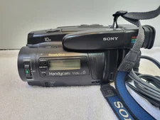 SONY VIDEO Handy Black CAMERA RECOVER 8 CCD TR91 Steady Shot 10X Zoom READ 