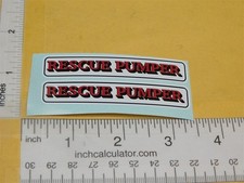 Nylint Rescue Pumper Fire Truck Replacement Sticker Set NY-124