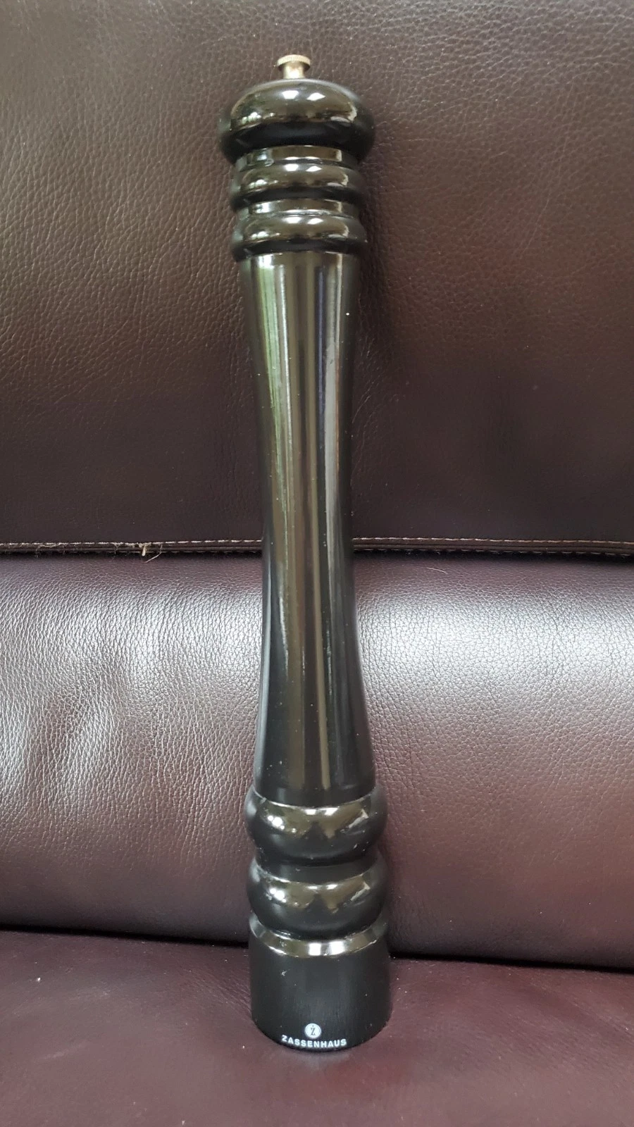 Zassenhaus Pepper Mill 16"Black Keramik Made In Germany. Restaurant High Quality