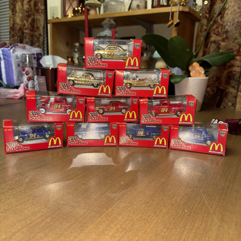 Lot of 10 Diecast NASCAR Racing Champions 1:64 1998 94 Bill Elliott McDonald's - Image 2 of 4