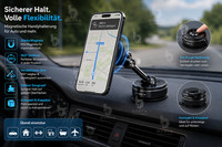 2026 Barya Vakuum Handyhalterung Magnetische Handyhalterung Auto 360° Saugnapf