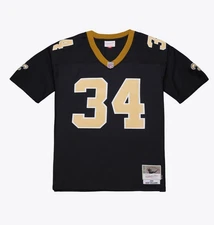 Mitchell & Ness 1999 New Orleans Saints #34 Football Jersey New Mens Sizes $160