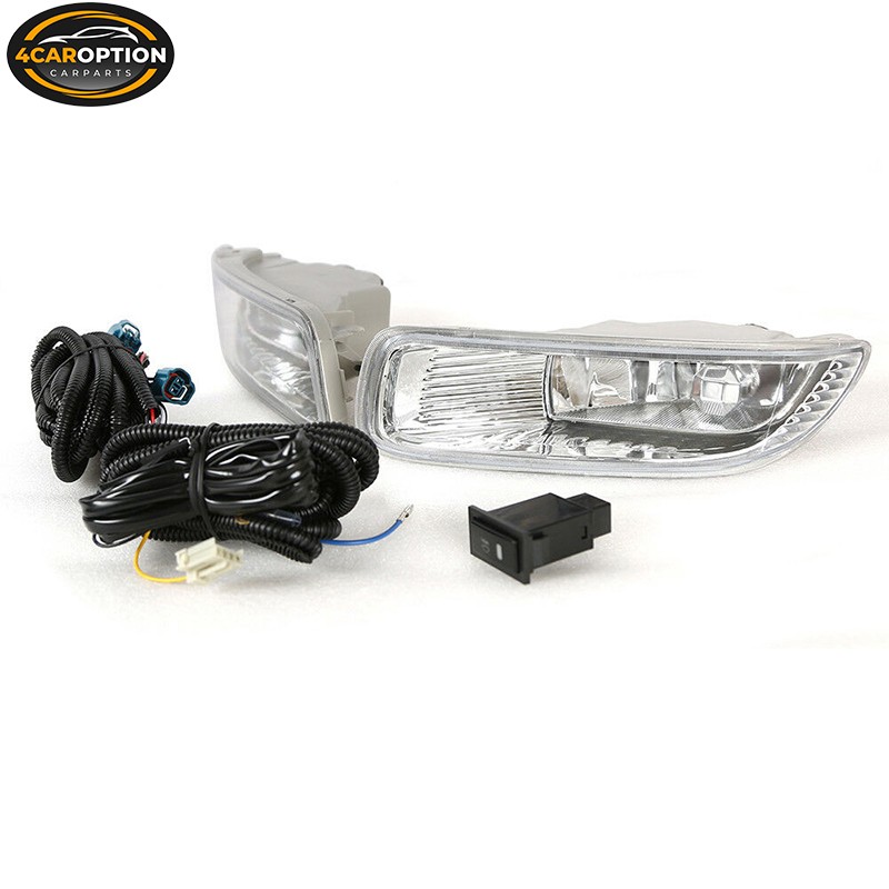Fits 03-04 Toyota Corolla Clear Front Bumper Driving Lamp Fog