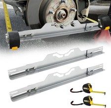Wheel Alignment Tool with Tape Measures,Heavy Duty Toe Alignment Tool Plates,Car