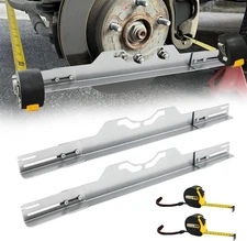 Wheel Alignment Tool with Tape Measures,Heavy Duty Toe Alignment Tool Plates,Car