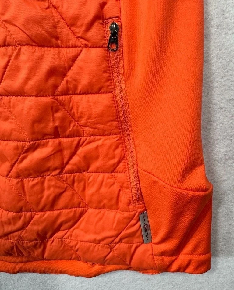 Chaleco acolchado activo The North Face ThermoBall naranja cremallera completa para mujer grande L Foto 3 de 4