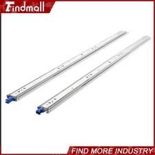 Findmall Heavy Duty 38" Drawer Slides w/Lock 250lb - Full Extension Ball Bearing